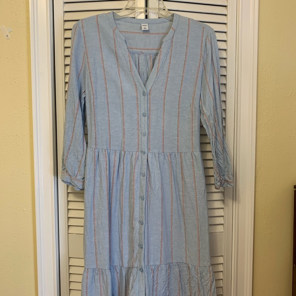 Old Navy striped midi dress